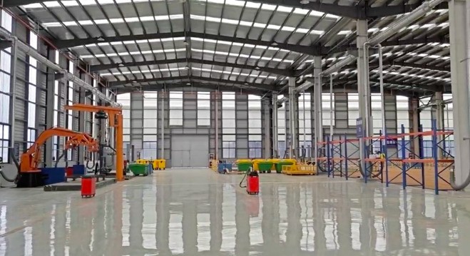 報廢汽車拆解線安裝現場